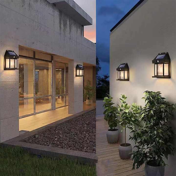 Lampe Solaire LED Avec Capteur De Mouvement