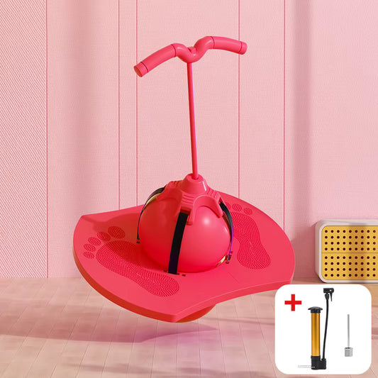 Planche Sauteuse avec Ballon et Poignée – Santé, Sport et Plaisir