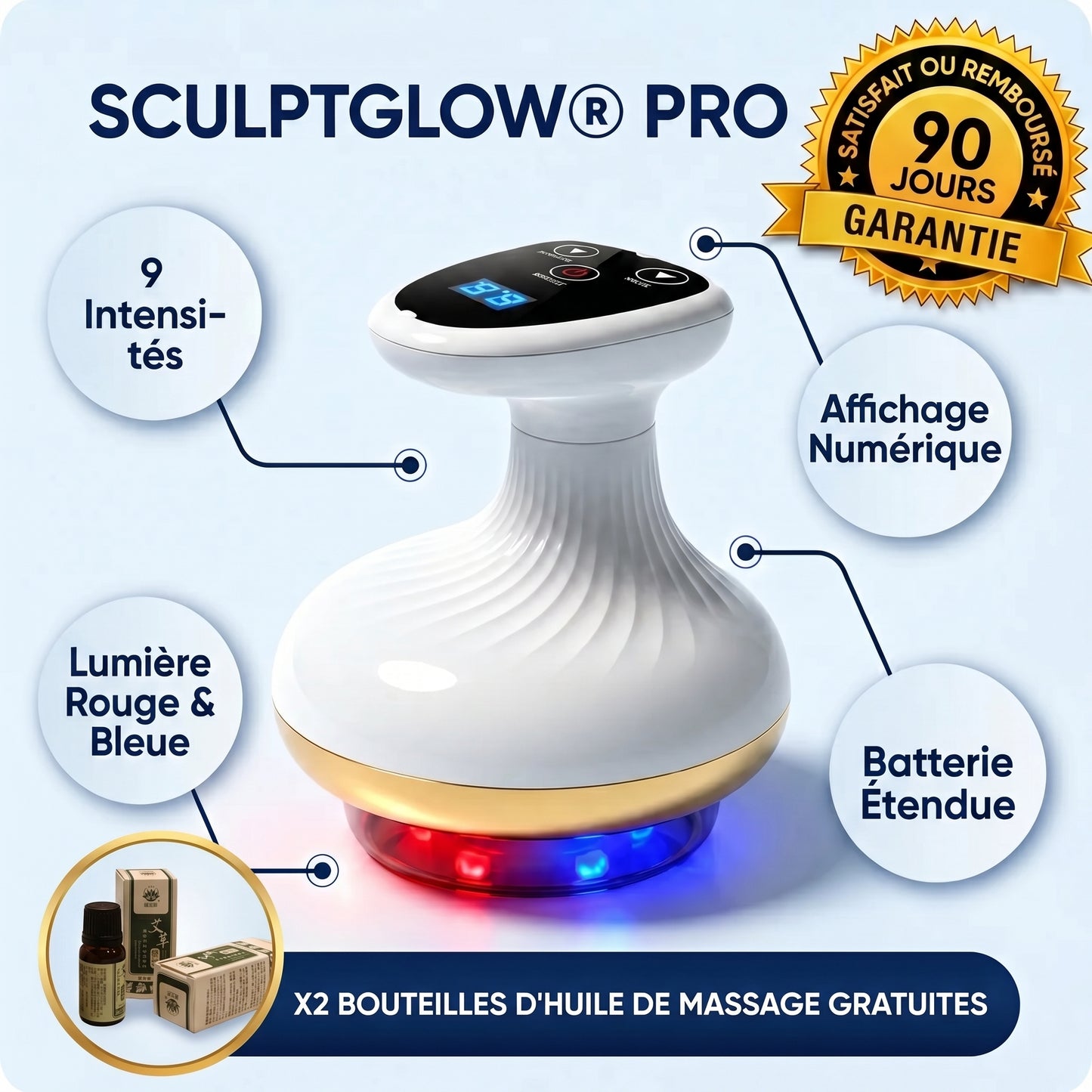 SculptGlow™ : Anti-Cellulite et Lipœdème